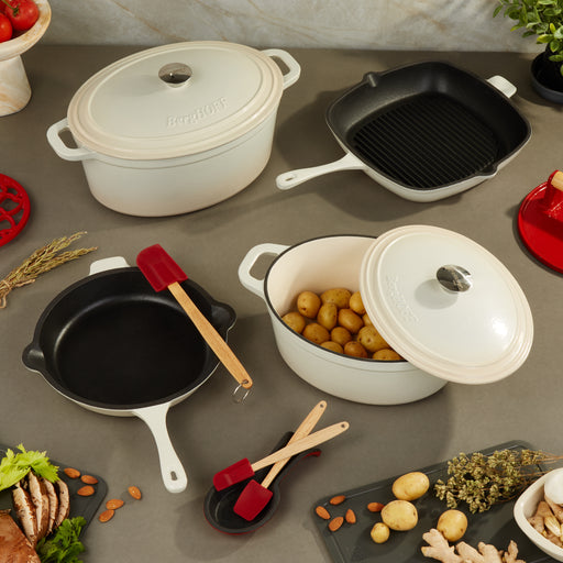 Image 2 of Neo 9pc Cast Iron Cookware Set, Meringue