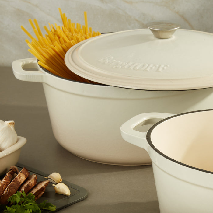 Image 3 of Neo 9pc Cast Iron Cookware Set, Meringue