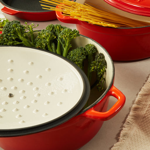 Image 2 of Neo 9pc Cast Iron Cookware Set, Orange