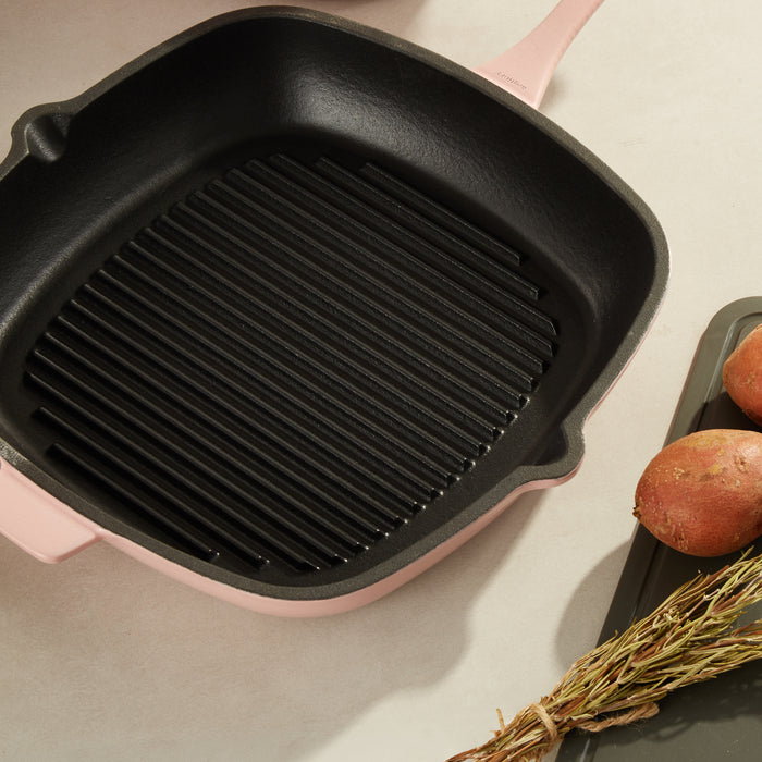 Image 4 of Neo 9pc Cast Iron Cookware Set, Pink