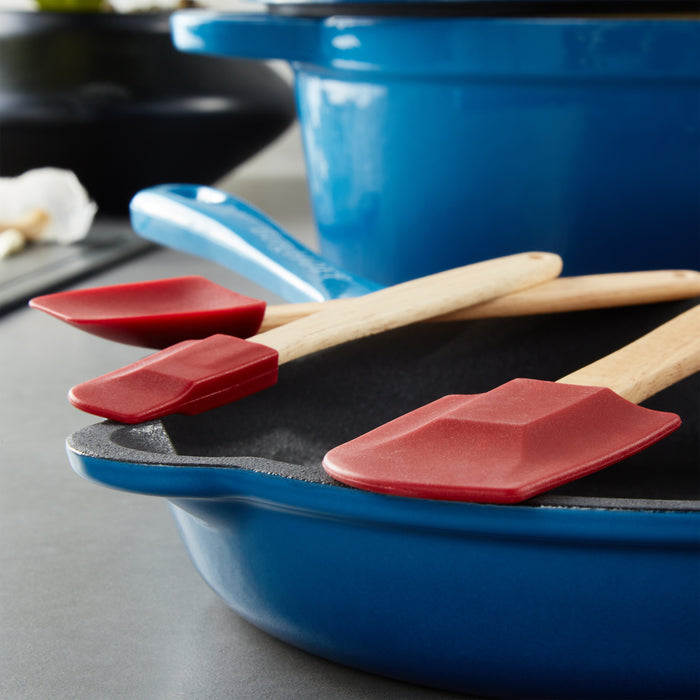 Image 5 of Neo 9pc Cast Iron Cookware Set, Blue