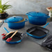 Image 11 of Neo 9pc Cast Iron Cookware Set, Blue