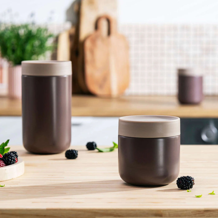 Image 6 of Nommie Stainless Steel 3pc Food Container, Rose