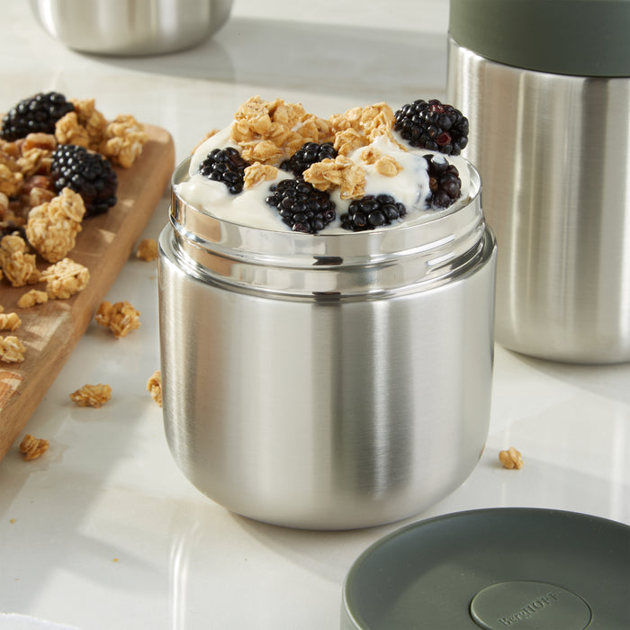 Image 6 of Nommie Stainless Steel 3pc Food Container, Steel