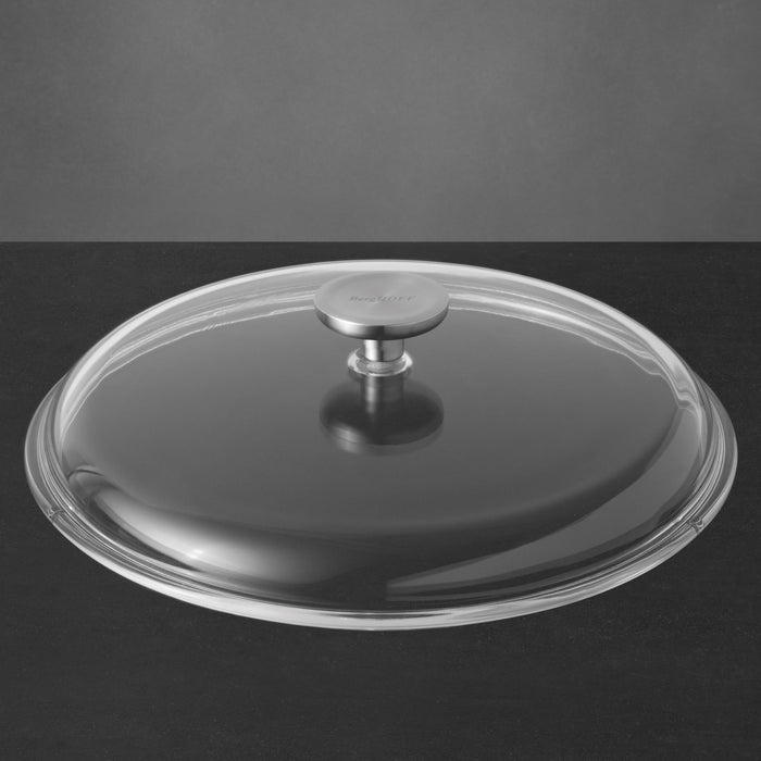 Image 1 of GEM Glass Cover with 18/10 Stainless Steel Knob, 11"