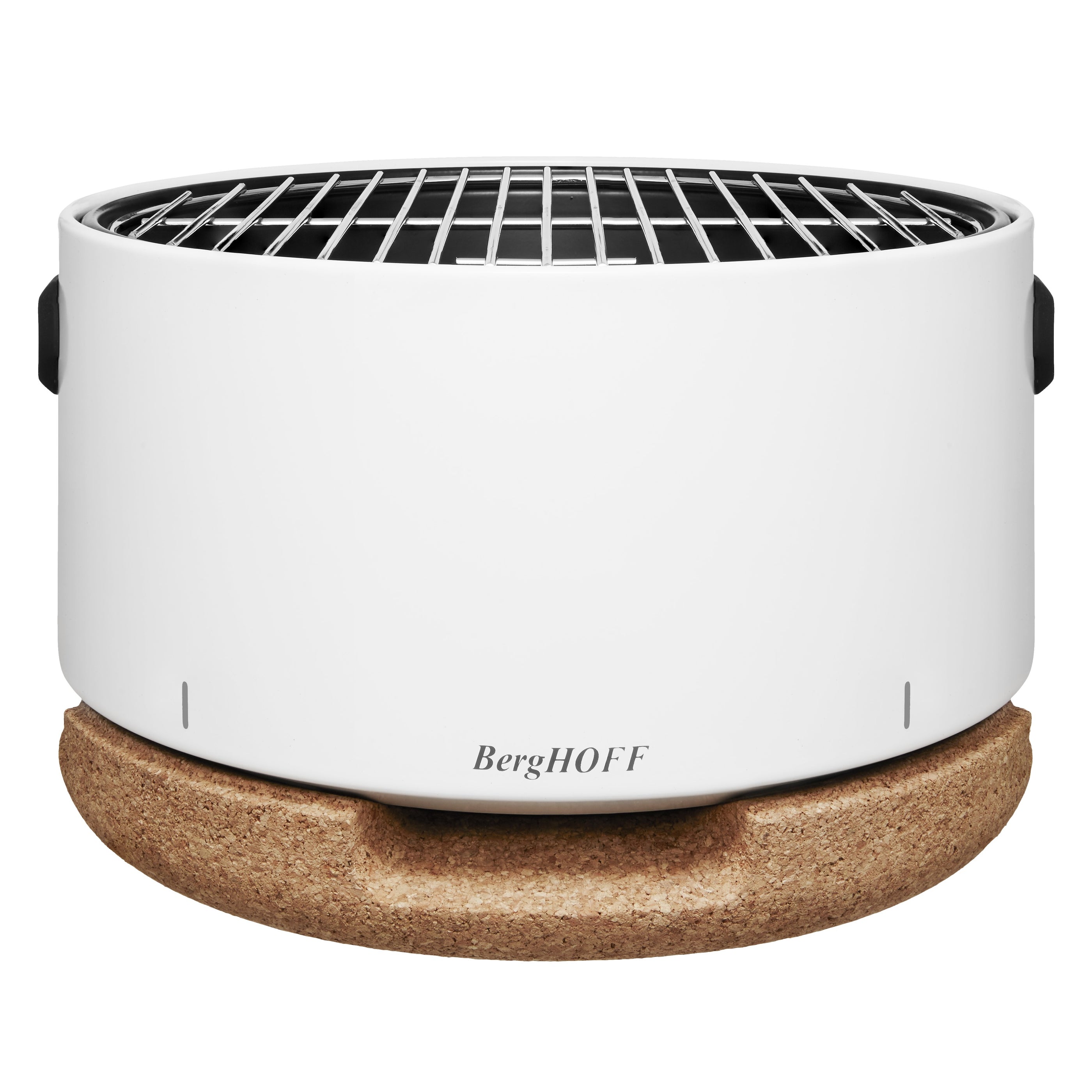 BergHOFF Leo Portable Tabletop Barbecue Charcoal Grill, White