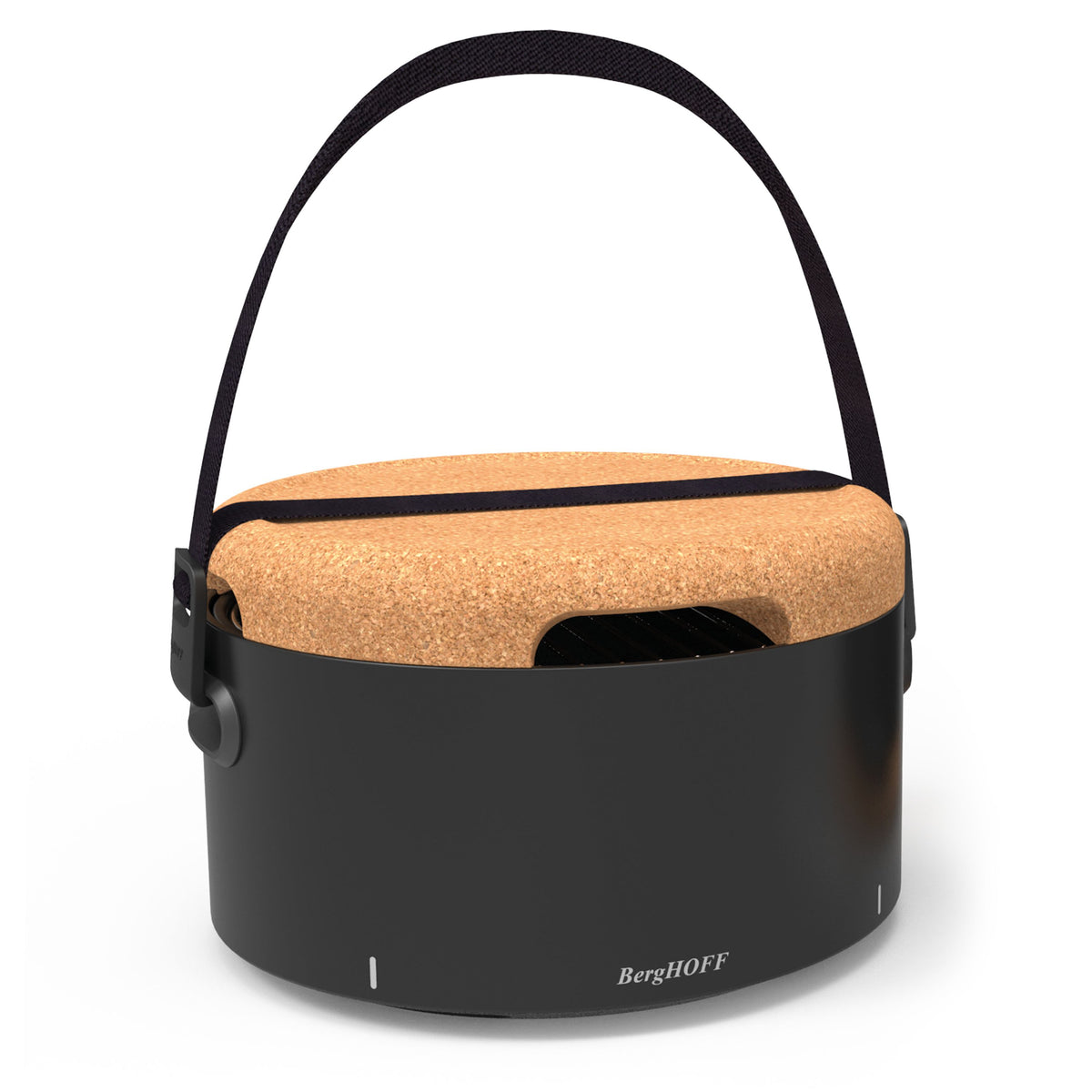Leo Portable Tabletop Barbecue Charcoal Grill, Black — BergHOFF