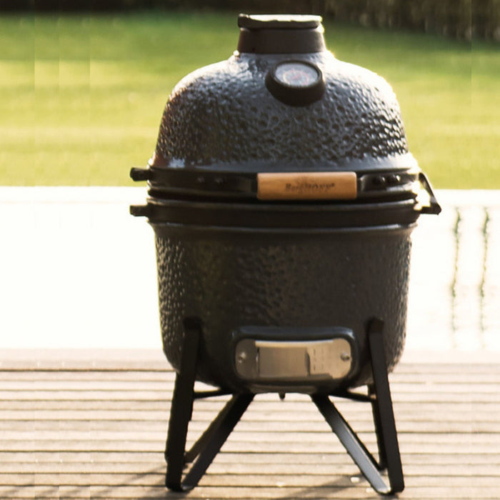 BergHOFF Ceramic 13" BBQ Bluestone Outdoor Grill, Grey - Outdoor Grills