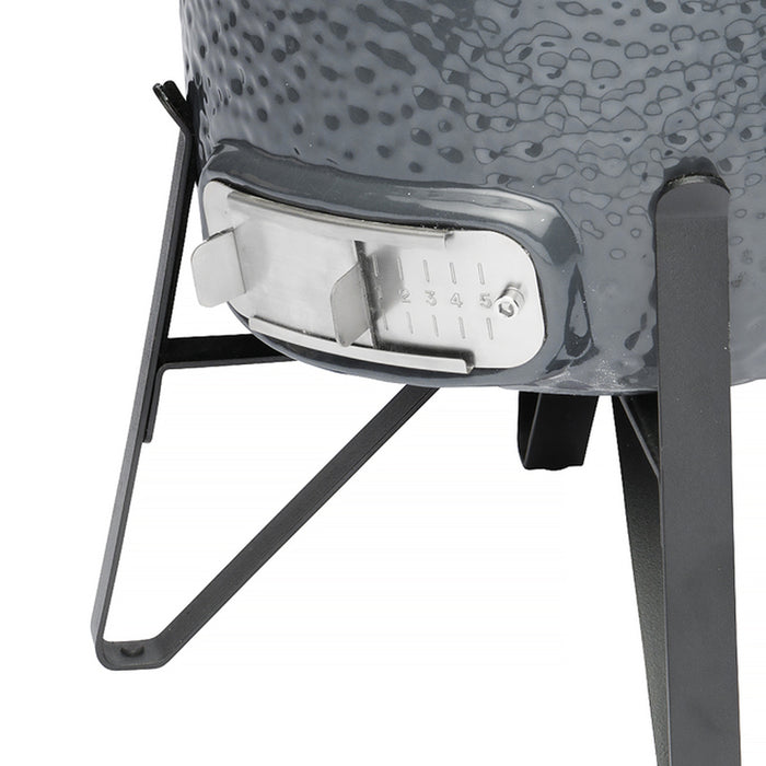 BergHOFF Ceramic 13" BBQ Bluestone Outdoor Grill, Grey - Outdoor Grills