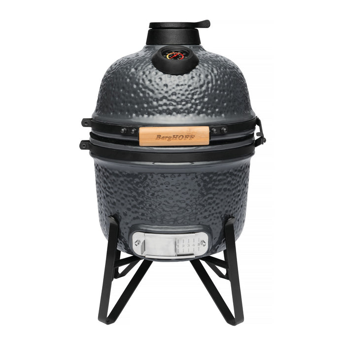 BergHOFF Ceramic 13" BBQ Bluestone Outdoor Grill, Grey - Outdoor Grills