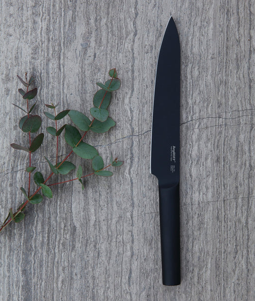 BergHOFF Ron 7" Stainless Steel Carving Knife, Black - Kitchen Knives
