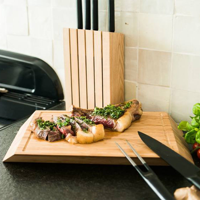 BergHOFF Ron 7" Stainless Steel Carving Knife, Black - Kitchen Knives