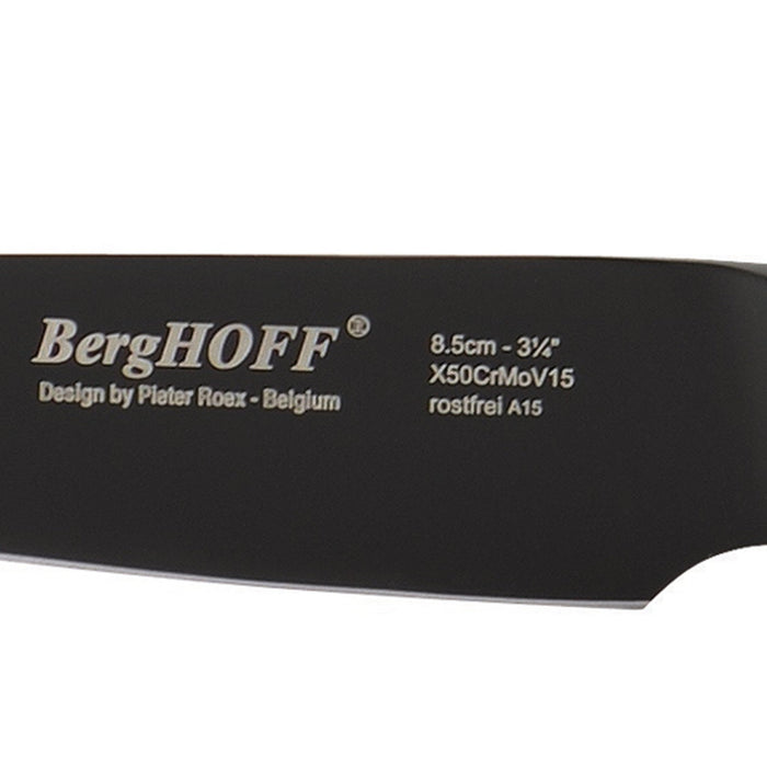 BergHOFF Ron Stainless Steel Paring Knife, Black - Kitchen Knives