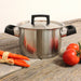 BergHOFF Ron 8" 18/10 Stainless Steel Covered Dutch Oven, 3.1 Qt - Stock Pots