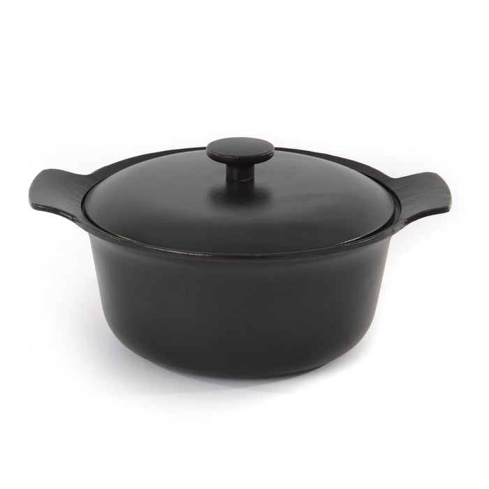 BergHOFF Ron 10" Cast Iron Dutch Oven 4.4Qt., Black - Stock Pots
