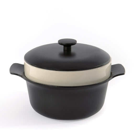 BergHOFF Ron 10" Cast Iron Dutch Oven 4.4Qt., Black - Stock Pots