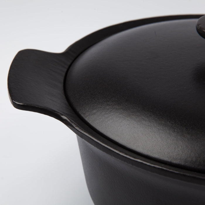 BergHOFF Ron 10" Cast Iron Dutch Oven 4.4Qt., Black - Stock Pots