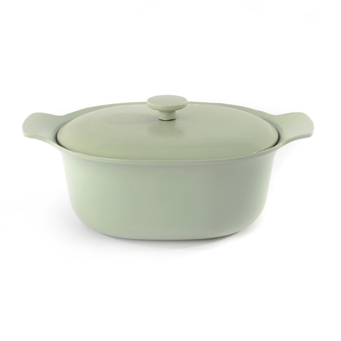 BergHOFF Ron 11" Cast Iron Dutch Oven 5.5Qt., Green - Dutch Ovens