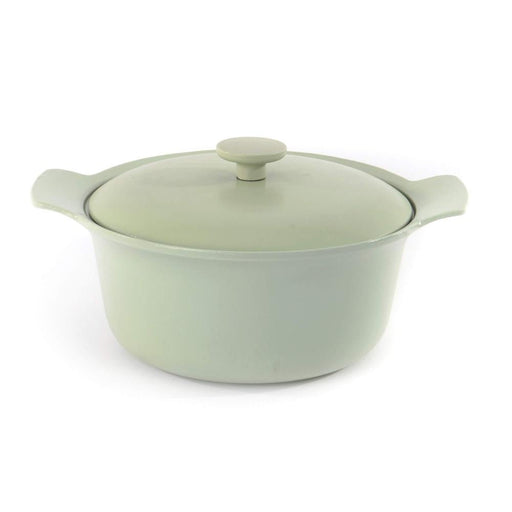 BergHOFF Ron Cast Iron 10" Dutch Oven 4.4qt. with Lid, Green - Stock Pots