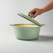 BergHOFF Ron Cast Iron 10" Dutch Oven 4.4qt. with Lid, Green - Stock Pots