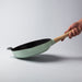 Image 2 of Ron 10.25" Cast Iron Fry Pan 2.6Qt, Green
