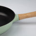 Image 5 of Ron 10.25" Cast Iron Fry Pan 2.6Qt, Green
