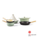 Image 6 of Ron 10.25" Cast Iron Fry Pan 2.6Qt, Green