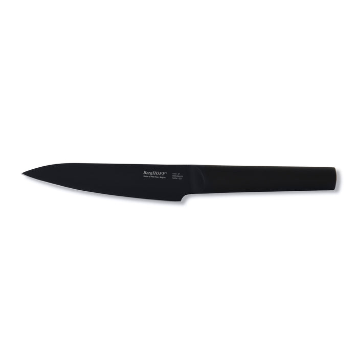 BergHOFF Ron 5" Stainless Steel Utility Knife, Black - Kitchen Knives
