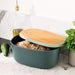 BergHOFF Leo 12" x 5.75" Bread Box with Cutting Board - Bread Boxes & Bags