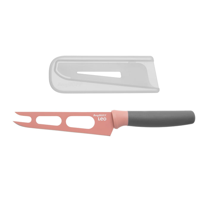 BergHOFF Leo 5" Stainless Steel Cheese Knife, Pink - Kitchen Knives