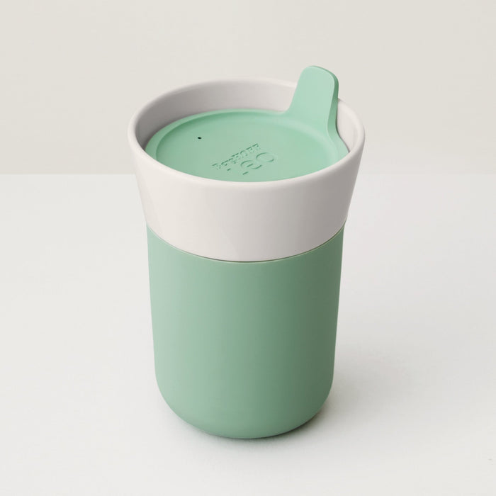 BergHOFF Leo 11.2oz Porcelain Travel Mug, Green - Mugs