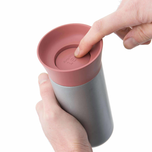 BergHOFF Leo 11.2oz 18/10 Stainless Steel Thermal Mug, Pink - Thermoses