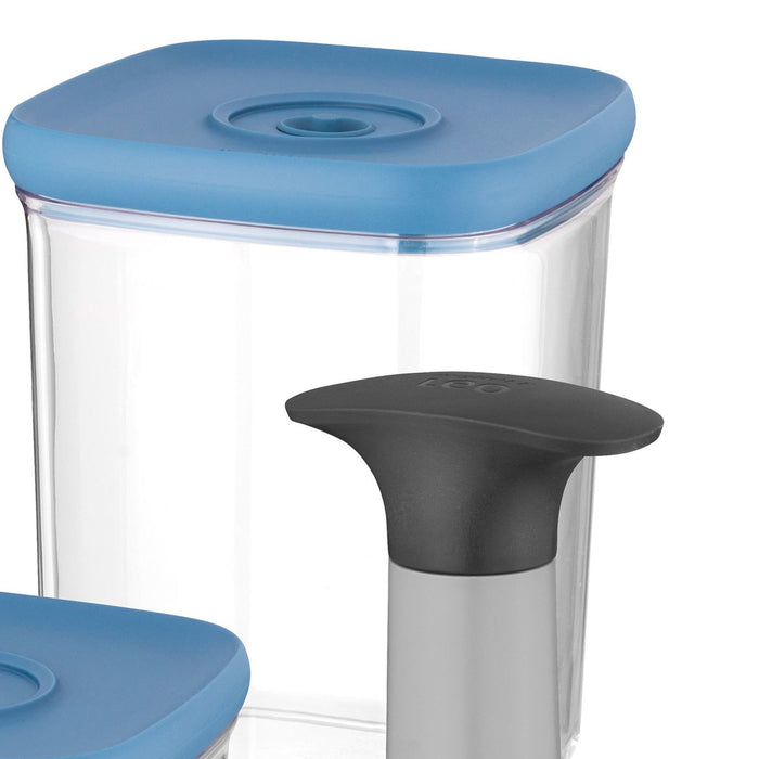 BergHOFF Leo 4Pc Vacuum Food Container Set, Blue - Food Storage Containers