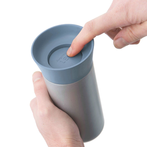 BergHOFF Leo 11.2oz 18/10 Stainless Steel Thermal Mug, Blue - Thermoses