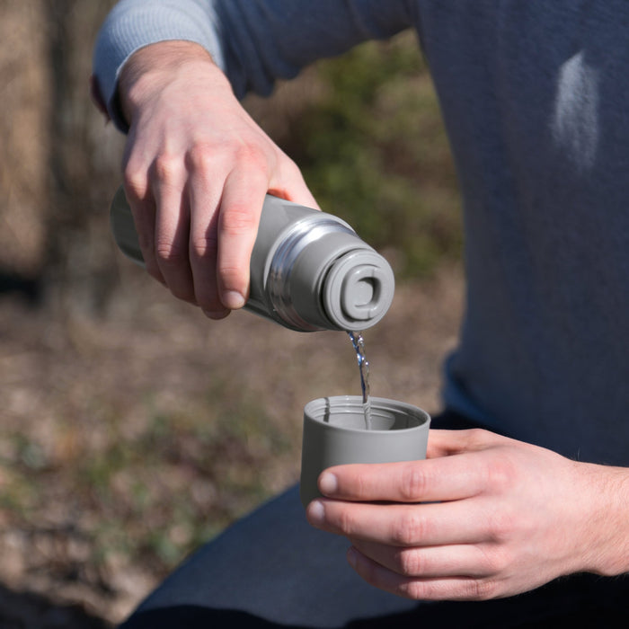 BergHOFF Leo 16.9oz 18/10 Stainless Steel Thermal Flask, Gray - Thermoses