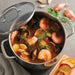 Image 4 of DiNA Helix 18/10 Stainless Steel 11" Covered Saute Pan 5.8qt., Recycled