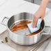 Image 5 of DiNA Helix 18/10 Stainless Steel 11" Covered Saute Pan 5.8qt., Recycled