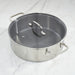 Image 7 of DiNA Helix 18/10 Stainless Steel 11" Covered Saute Pan 5.8qt., Recycled