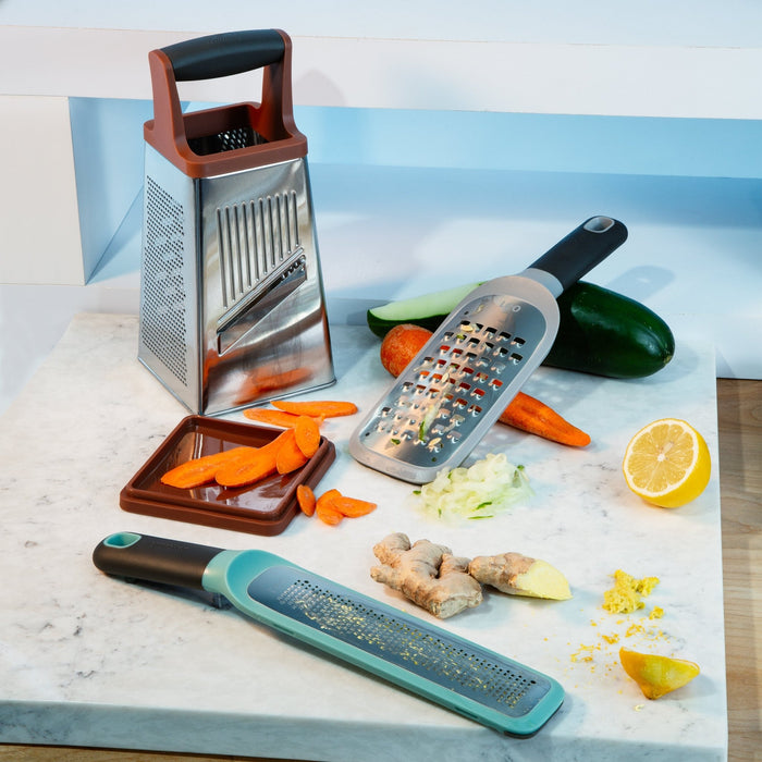 BergHOFF Leo 4-sided Box Grater, Red - Food Graters & Zesters
