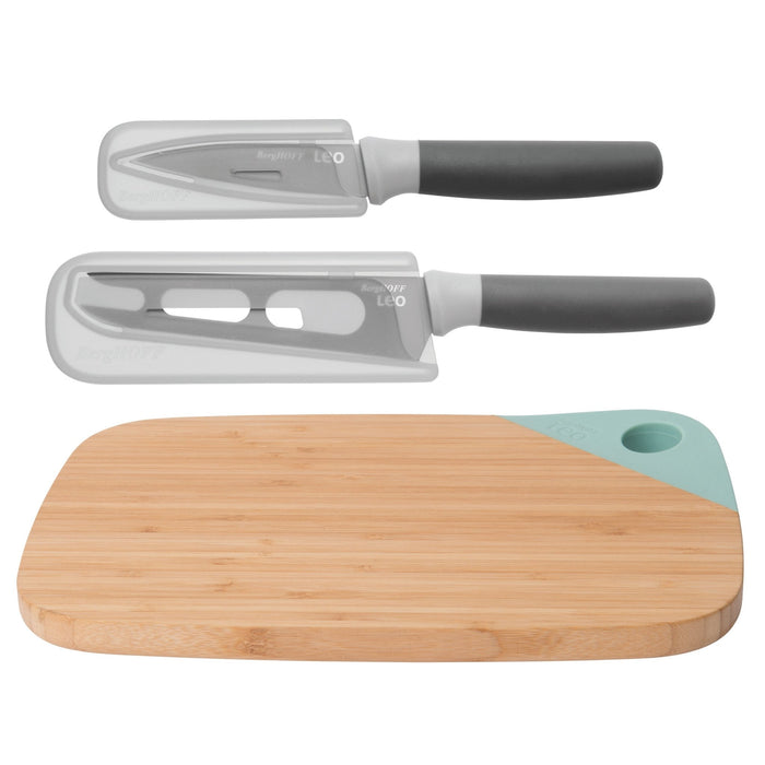BergHOFF Leo 3Pc Knife and Cutting Board Set - Kitchen Knives
