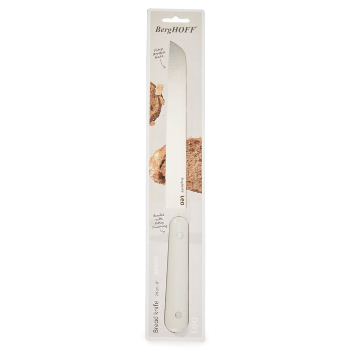 BergHOFF Leo Glints Stainless Steel Bread Knife 8", Spirit - Kitchen Knives