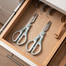 BergHOFF Leo Slate 8.25" Stainless Steel Scissors - Kitchen Shears