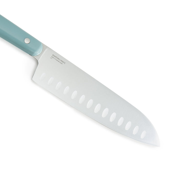 BergHOFF Leo Glints Stainless Steel Santoku Knife 7", Slate - Kitchen Knives