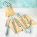 BergHOFF Leo Glints Stainless Steel 7Pc Knife Block Set, Slate - Knife Blocks & Holders