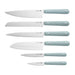 BergHOFF Leo Glints Stainless Steel 7Pc Knife Block Set, Slate - Knife Blocks & Holders