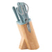 BergHOFF Leo Glints Stainless Steel 7Pc Knife Block Set, Slate - Knife Blocks & Holders