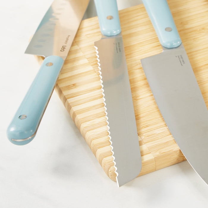 BergHOFF Leo Glints Stainless Steel 7Pc Knife Block Set, Slate - Knife Blocks & Holders