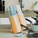 BergHOFF Leo Glints Stainless Steel 7Pc Knife Block Set, Slate - Knife Blocks & Holders