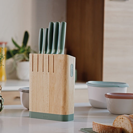 BergHOFF Leo Forest Stainless Steel 6Pc Knife Block Set - Knife Blocks & Holders