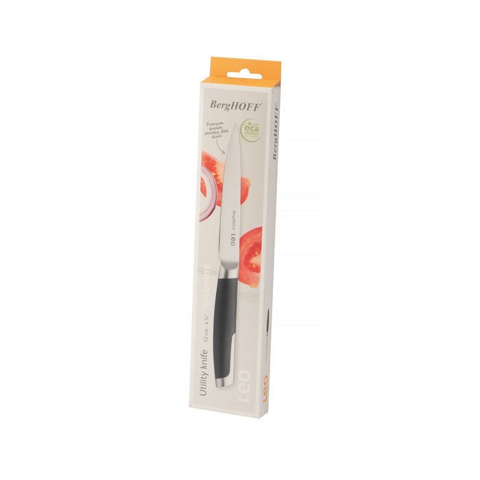 BergHOFF Leo Graphite Stainless Steel Utility Knife 4.75" - Kitchen Knives